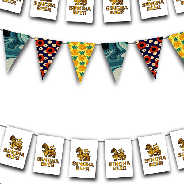 PROMOTIONAL PRINTED BUNTING